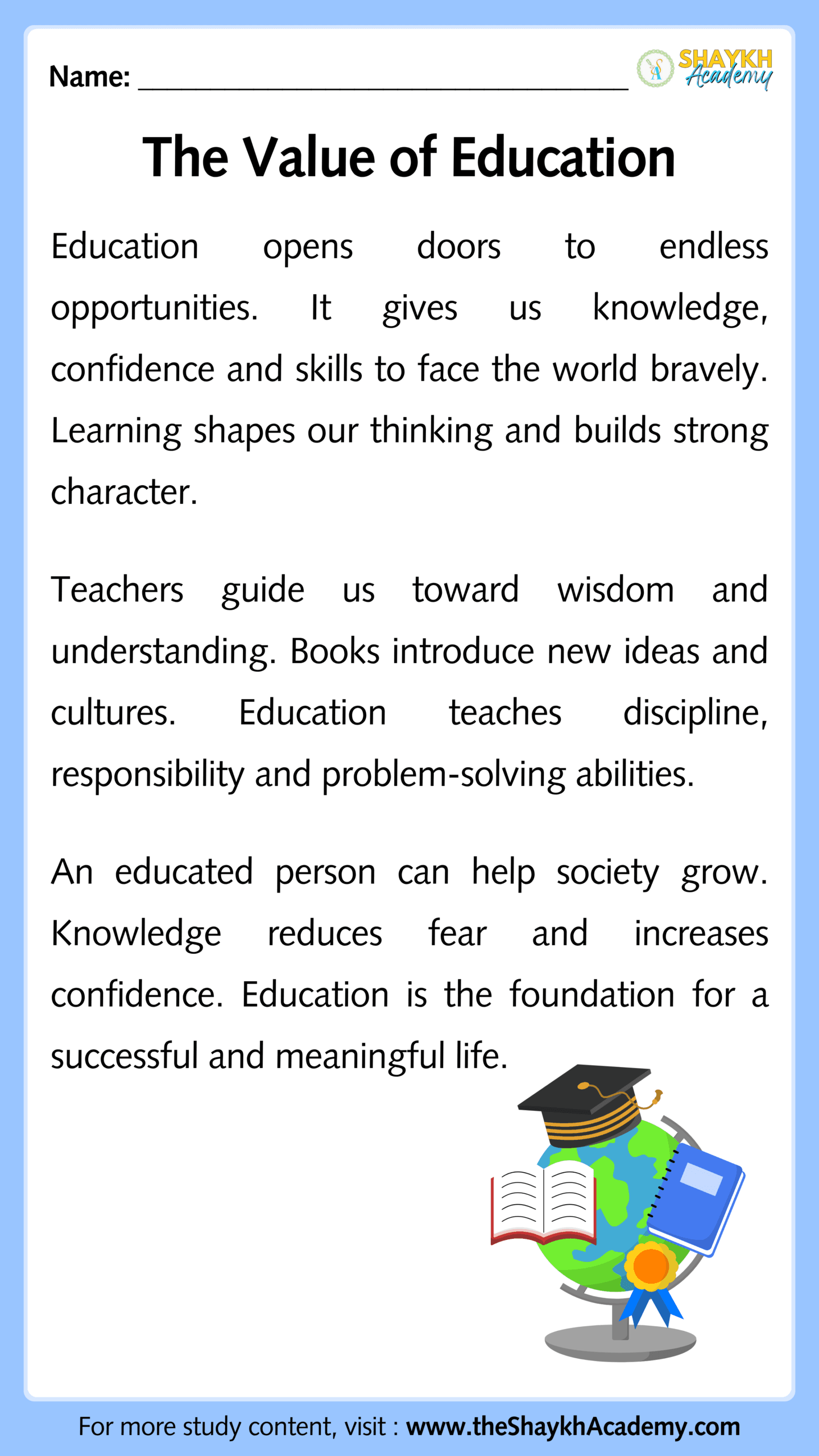 The Value of Education