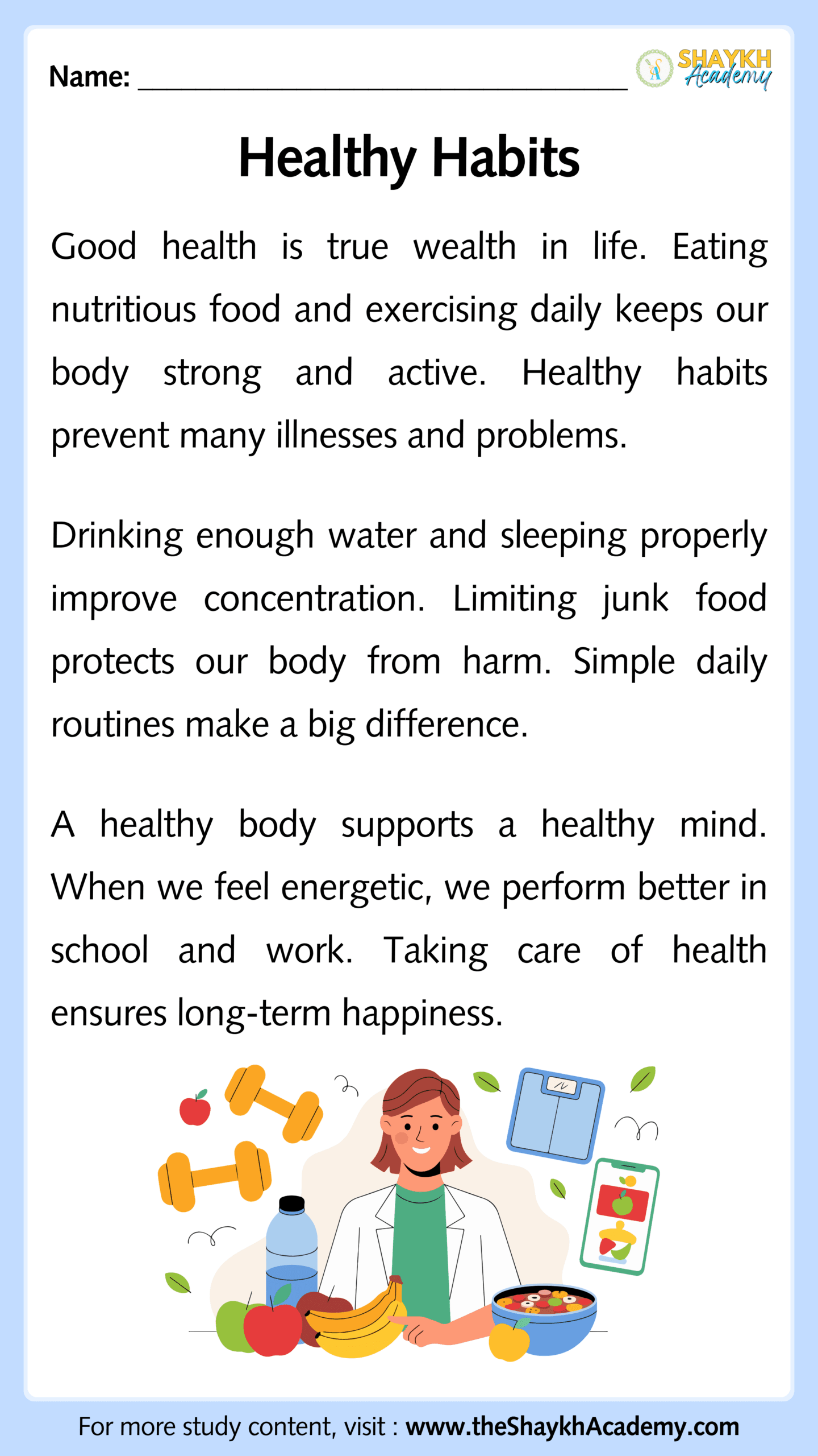 Healthy Habits