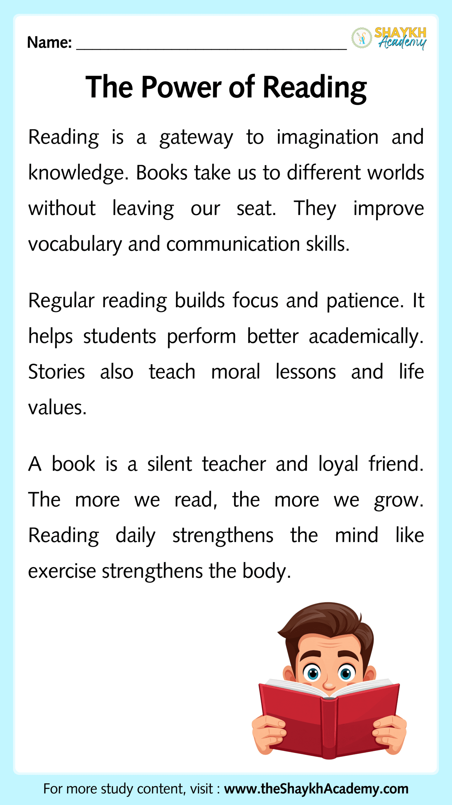 The Power of Reading